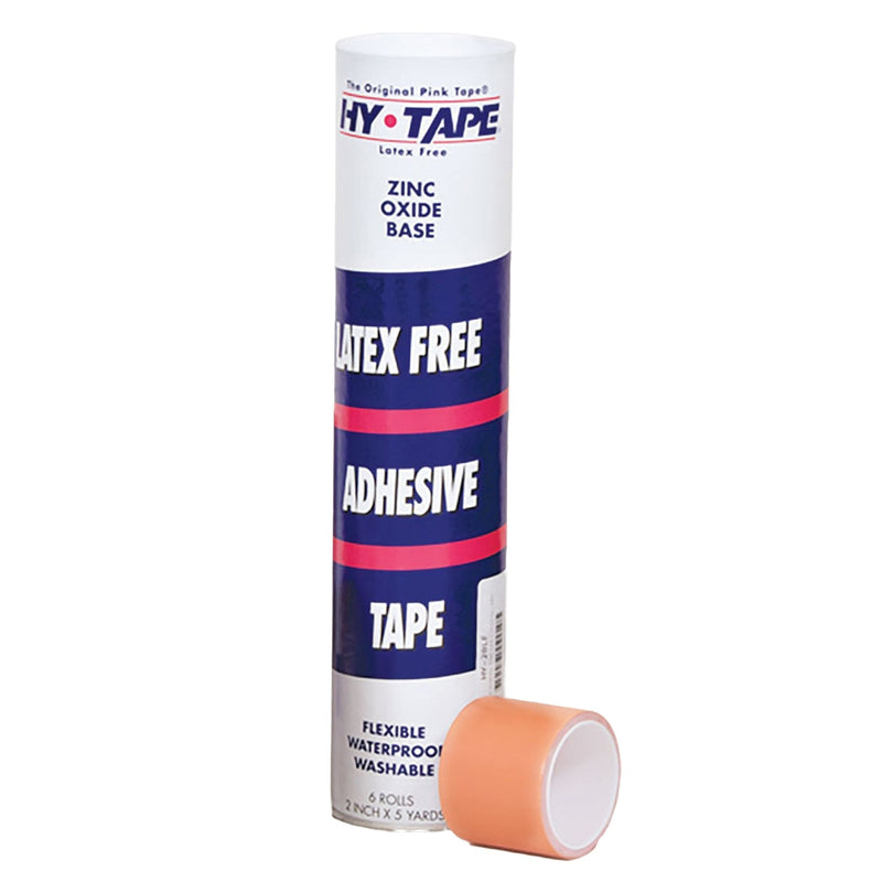 Waterproof Medical Tape Hy-Tape Pink 1/4 Inch X 5 Yard Zinc Oxide Adhesive Zinc Oxide NonSterile 