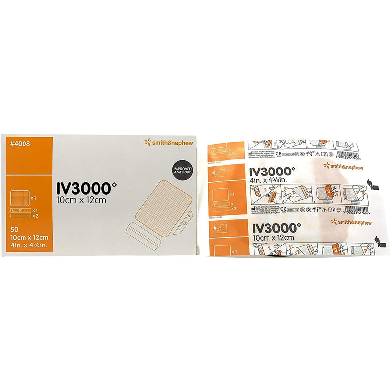 IV Dressing IV3000 REATIC Film 4 X 4-3/4 Inch Sterile 