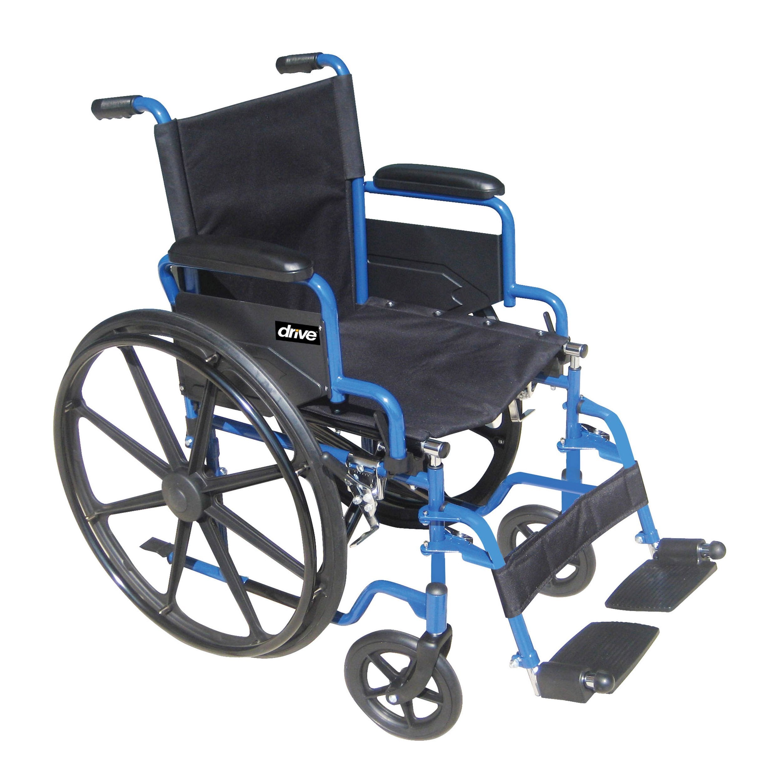 drive Blue Streak Wheelchair, 18-inch Seat Width 