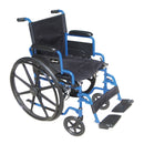 drive Blue Streak Wheelchair, 18-inch Seat Width 
