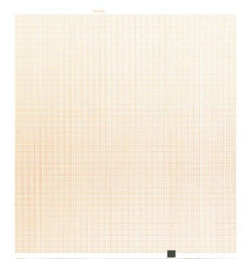 Recording Chart Paper Nihon Kohden Z-Fold Orange Grid (Case of 1500) 
