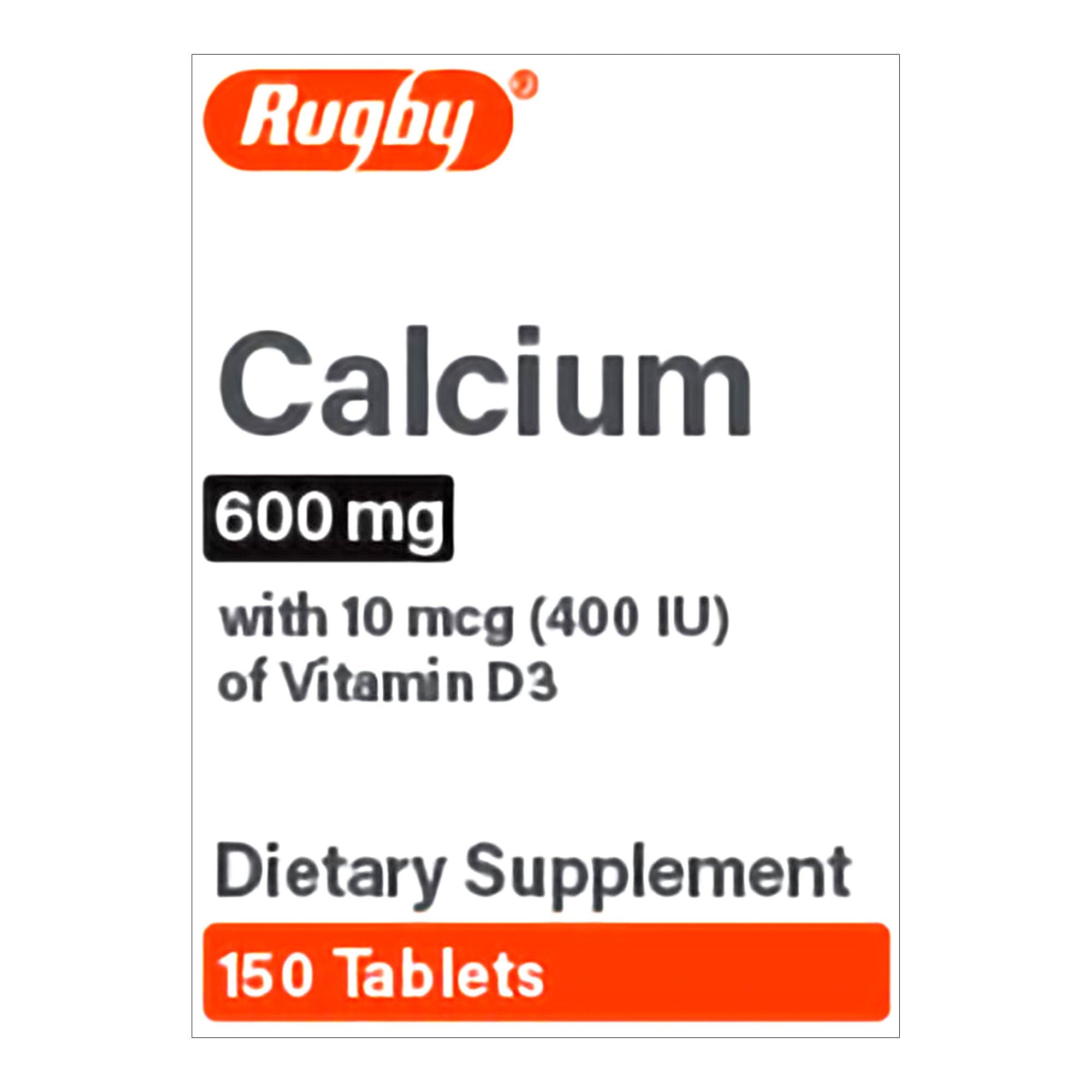Joint Health Supplement Calcium / Vitamin D3 Tablet 150 per Bottle 