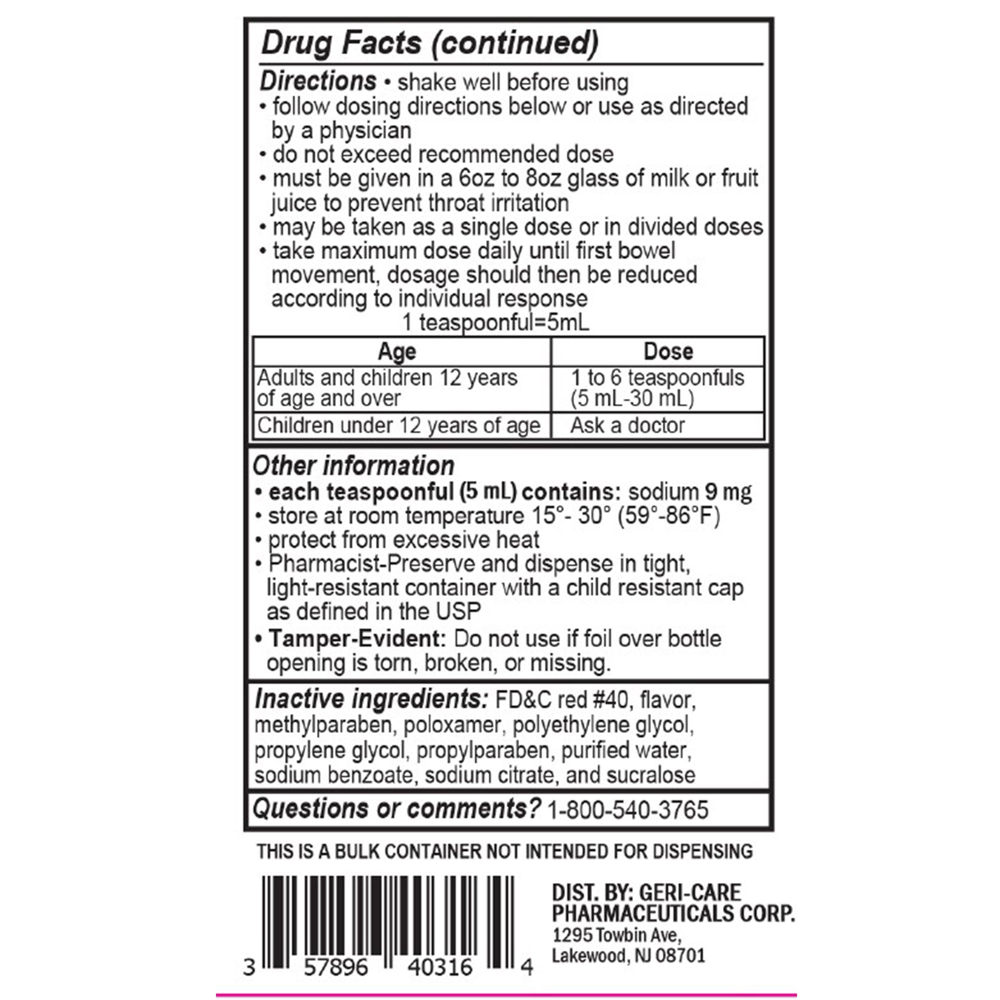 Geri-Care Geri-Care Docusate Sodium Stool Softener (12/CS) 