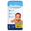 Attends Healthcare Products Attends Comfees Premium Diapers, Unisex, Tab Closure, Size 1 (200/CS) 