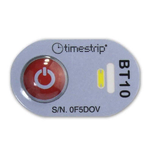 Temperature Indicator Timestrip10 For Blood Bags (Box of 100)