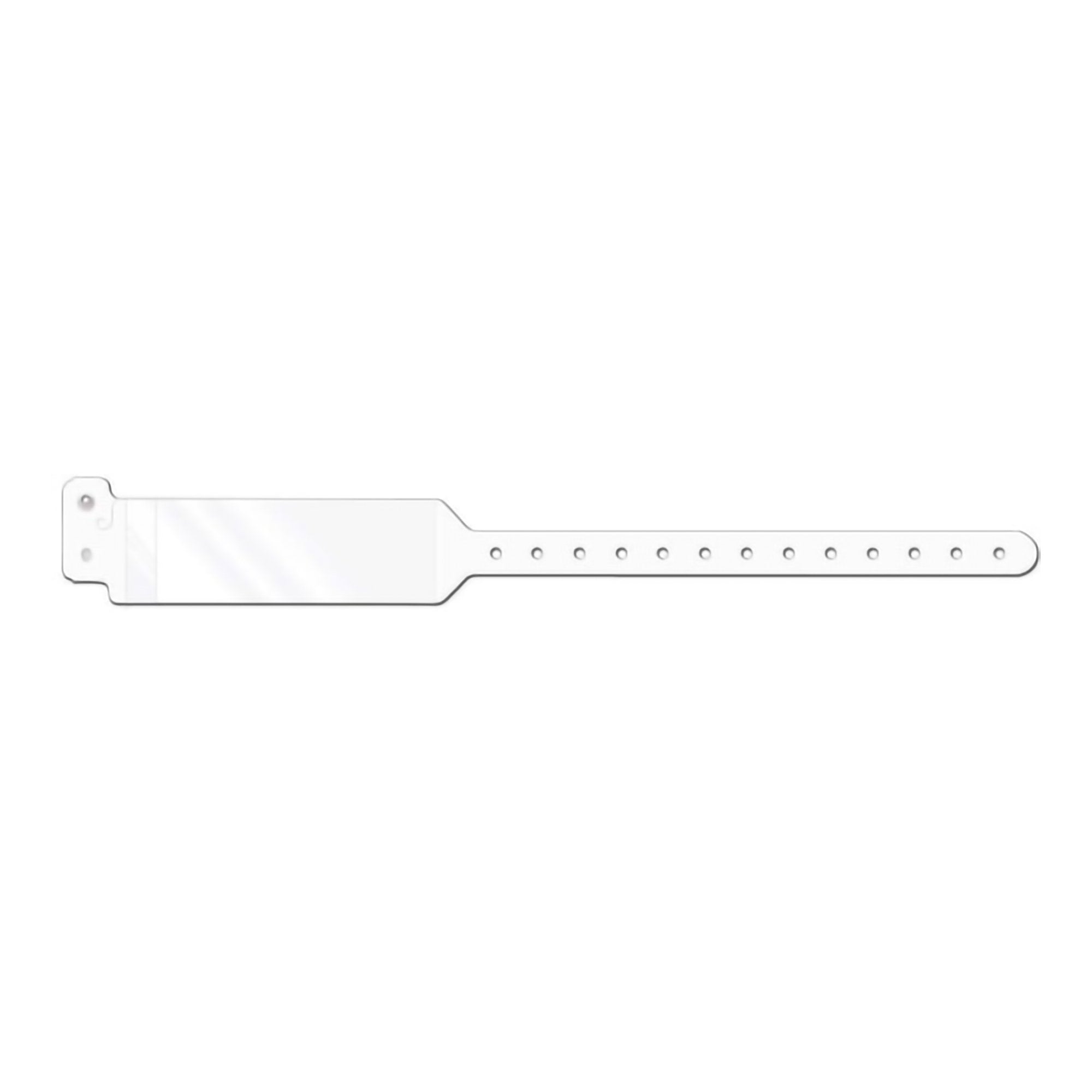 PDC Healthcare Conf-id-ent Identification Wristband with Shield, 11-3/4 Inch x 1-1/4, White (500/CS) 