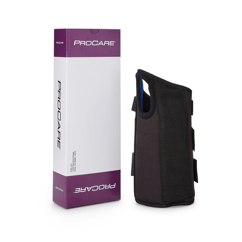 ProCare ComfortForm Wrist Brace with Palmar Stay, Black, Large, Left-Hand (Each)