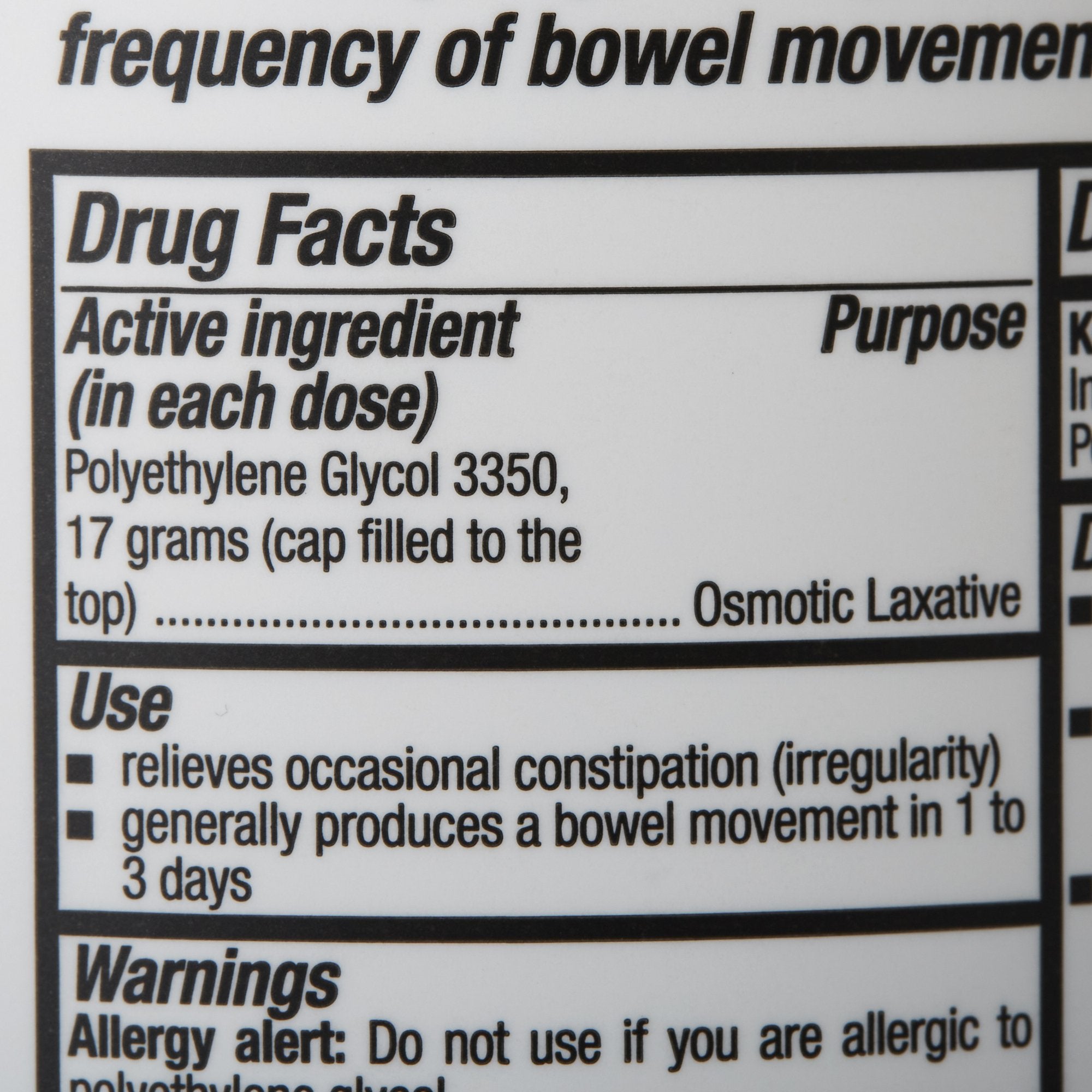 Geri-Care Geri-Care Polyethylene Glycol 3350 Laxative (12/CS) 