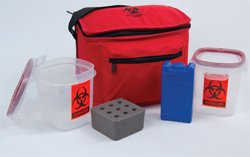 Hopkins Medical Products Deluxe Insulated Biohazard Specimen Transport System 