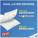 Trash Bag Glad 13 gal. 0.72 mil 12 X 24 Inch White Tall Kitchen Dispenser Box (Case of 400)