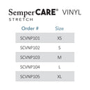 Harps USA Inc SemperCare Vinyl Exam Glove, Medium, Ivory (1000/CS)