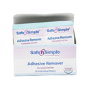 Safe N Simple Adhesive Remover, 2 x 2 Inch Wipe (Case of 10000)