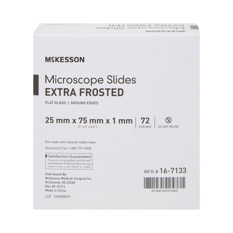 McKesson Glass Microscope Slide, 1 x 3 Inch x 1 mm (Case of 1440)