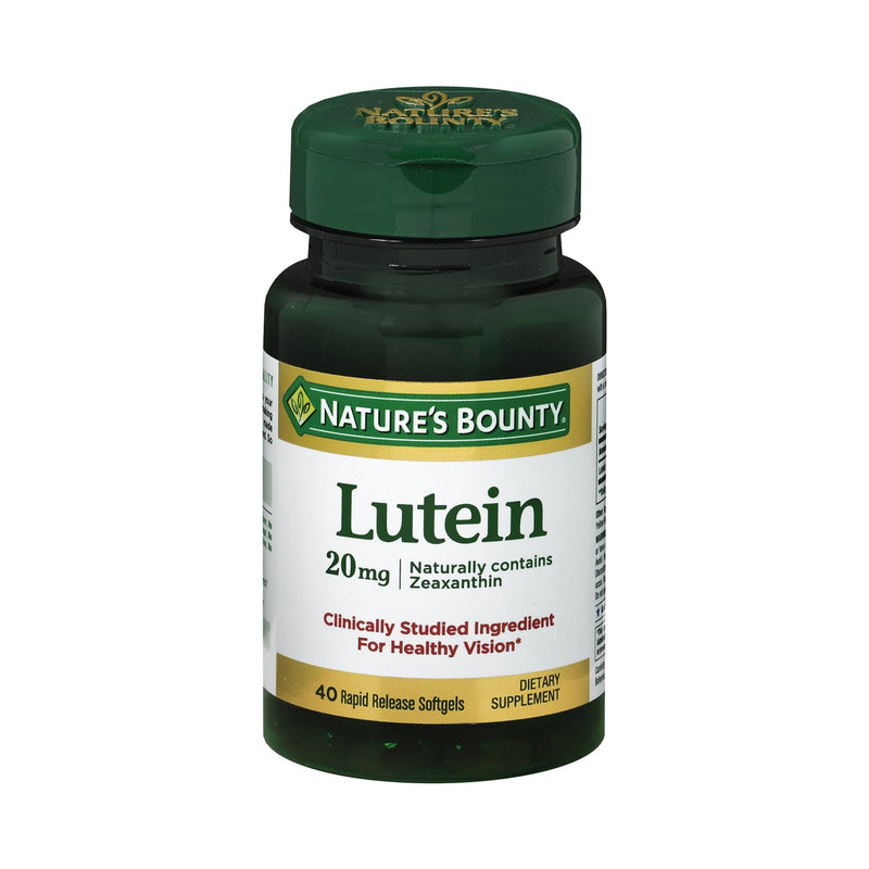 Nature's Bounty Lutein Eye Vitamin Supplement (Bottle of 40)