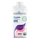 Kate Farms Peptide 1.5 Vanilla Sole-Source Nutrition Formula, 11-ounce carton (Case of 12)