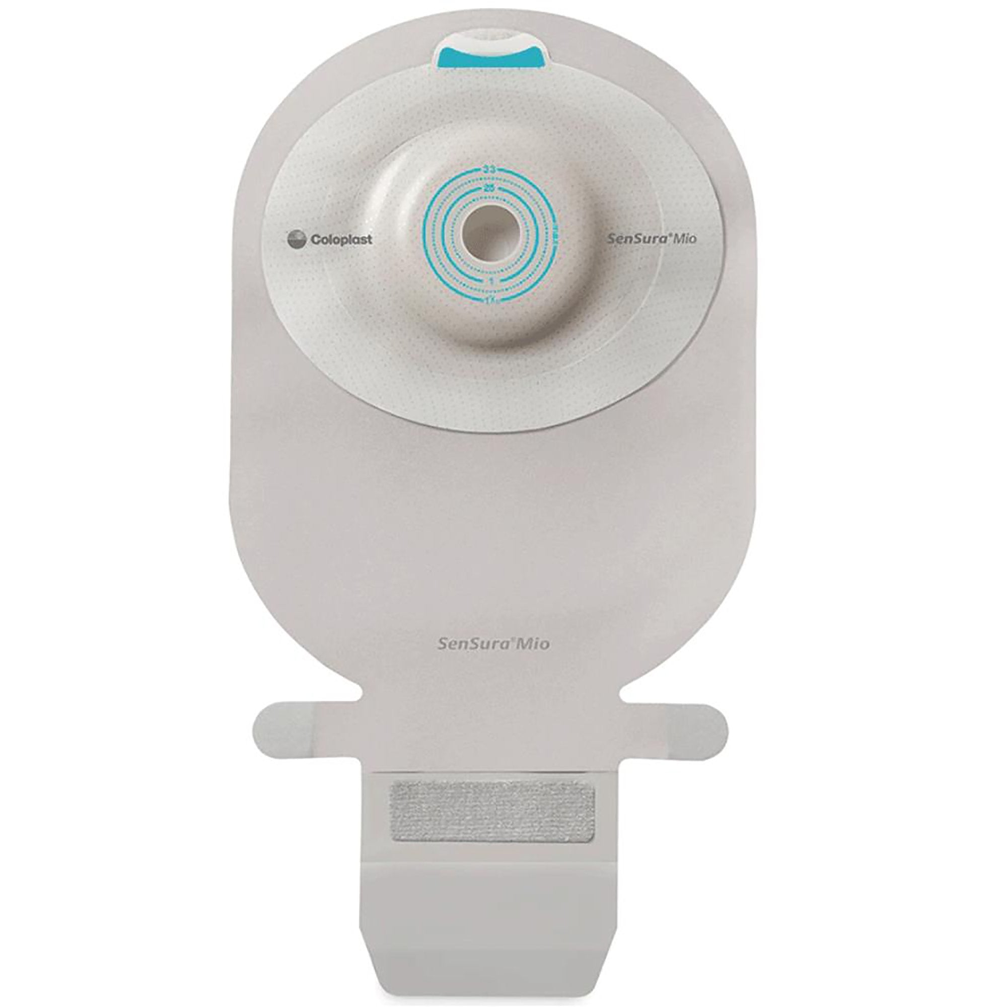 Coloplast SenSura Mio Convex Deep 1-Piece Transparent Ostomy Pouch, 25mm Stoma (10/BX) 