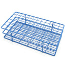 Heathrow Scientific LLC Wire Rack Test Tube Rack 72 Place 13 to 16 mm Tube Size Blue 2-1/2 X 5 X 9-1/3 Inch 