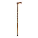 Mabis Healthcare Brazos Twisted Bocote Cane with T-Handle, 37-Inch Height 