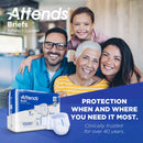 Attends Healthcare Products Attends Extra Heavy Absorbency Briefs, Large (72/CS) 