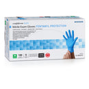 McKesson Confiderm 6.8C Nitrile Exam Glove, Medium, Blue (Case of 10 Boxes)