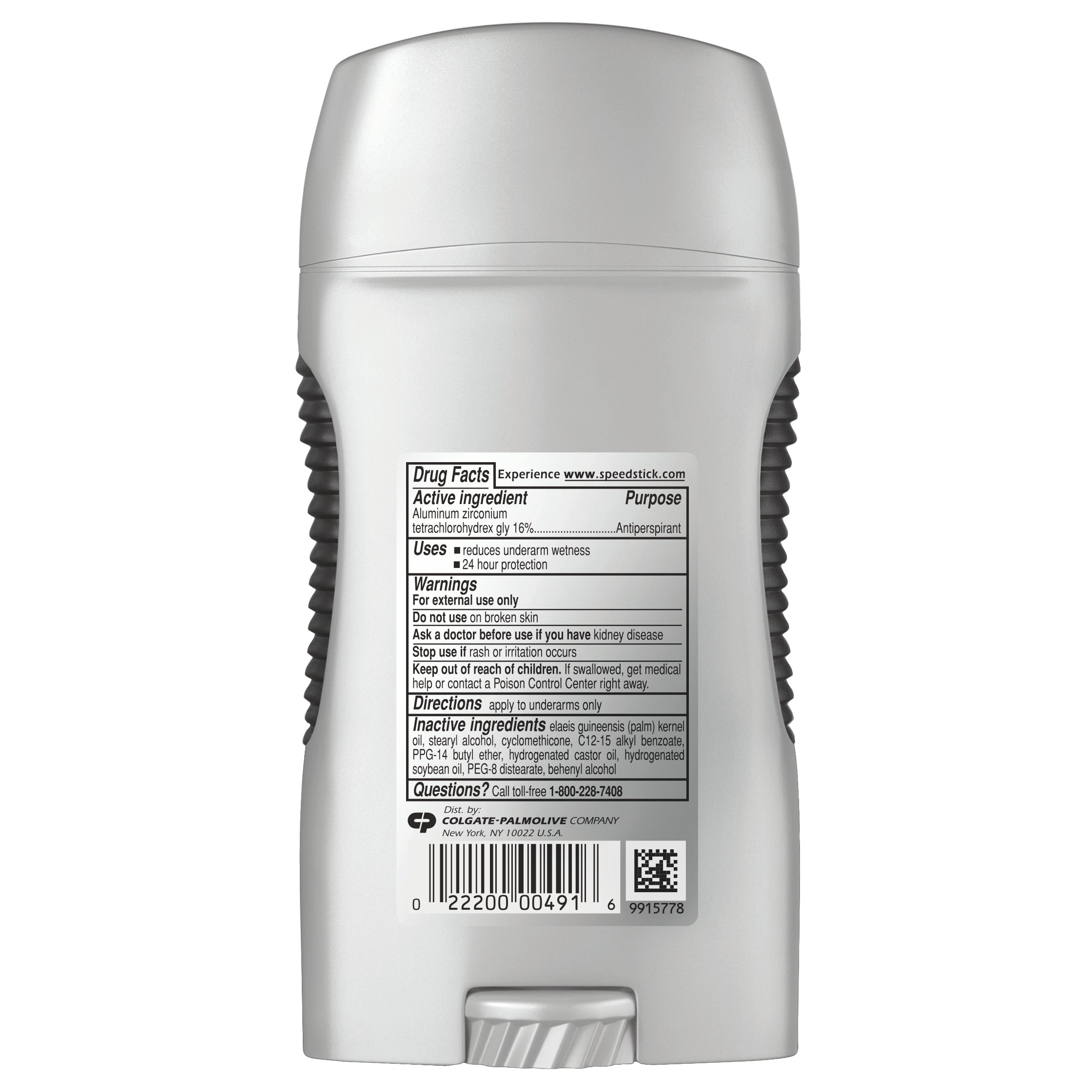 Colgate Antiperspirant / Deodorant Speed Stick Power Solid 3 oz. Unscented (12/CS) 