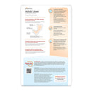 Principle Business Enterprises Tranquility Moderate Incontinence Liner, 9 x 24 Inch (120/CS) 