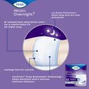 Essity HMS North America Inc Tena ProSkin Overnight Super Fully Breathable Underwear, Medium (56/CS) 