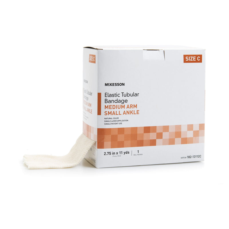 McKesson Elastic Tubular Support Bandage, 2-3/4 Inch x 11 Yard (Case of 18 Boxes)