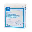 Medline Sterile Gauze Sponge, 4 x 4 Inch, 12-Ply (Case of 600)