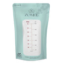 Zev Supplies Corp Breast Milk Storage Bag Zomee 8 oz. Food Grade Plastic Clear / Green (2000/CS) 