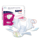 TZMO USA Inc Seni Super Quatro Severe Absorbency Incontinence Brief, Small (48/CS) 