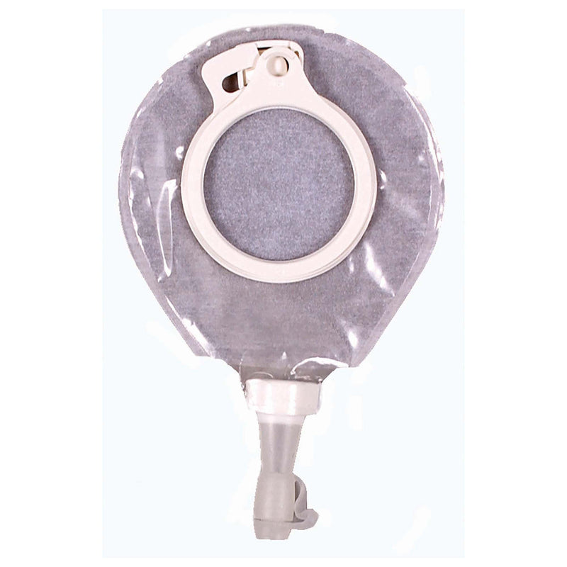 Assura 2-Piece Transparent Urostomy Pouch, Blue Match (Box of 10)