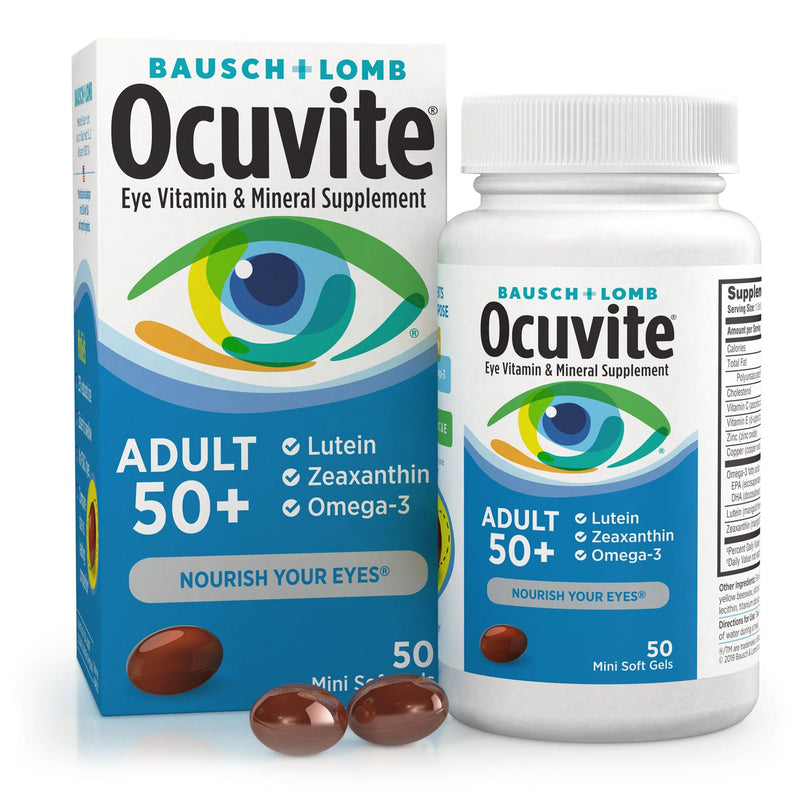 Ocuvite Adult 50+ Multivitamin Supplement (Bottle of 50)