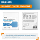 Super Absorbent Charcoal Dressing McKesson Square 5 X 5 Inch Without Border Sterile (Case of 160)