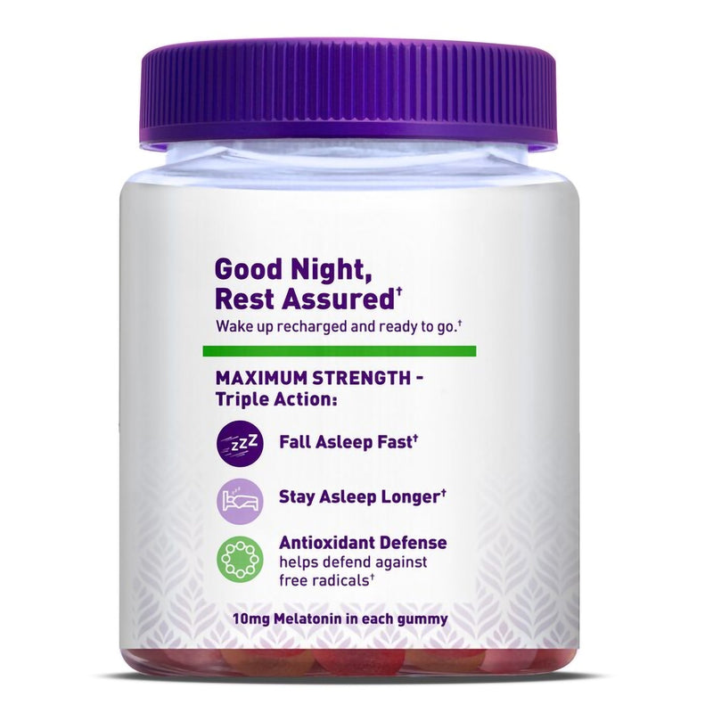 Natrol Inc Natrol MelatoninMAX 10 mg Sleep Gummies Blueberry 