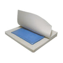 Drive DeVilbiss Healthcare Gel "E" Seat Cushion, 16 in. W x 16 in. D x 3 in. H, Gel / Foam, Blue 