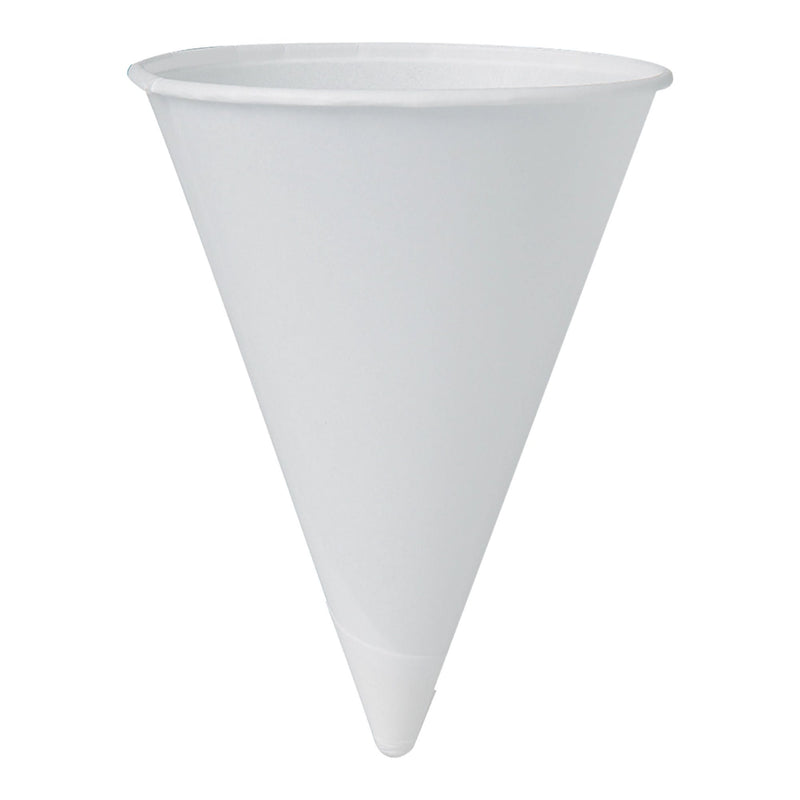 Bare Paper Cone Drinking Cup, 4.25-ounce capacity (Case of 5000)