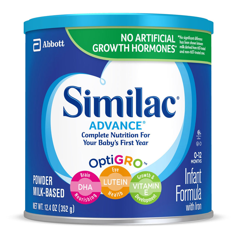 Similac Advance 20 Infant Formula, Powder, 12.4-ounce can (Case of 6)