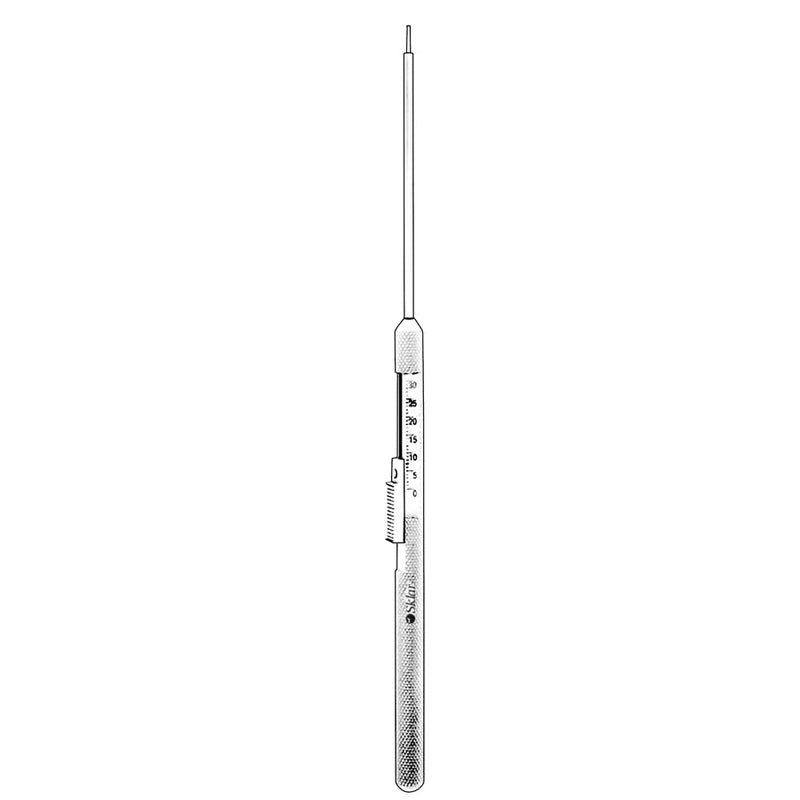 Sklar Screw Depth Gauge 4-3/4", Mini (Graduated to 30mm) - 40-1690 