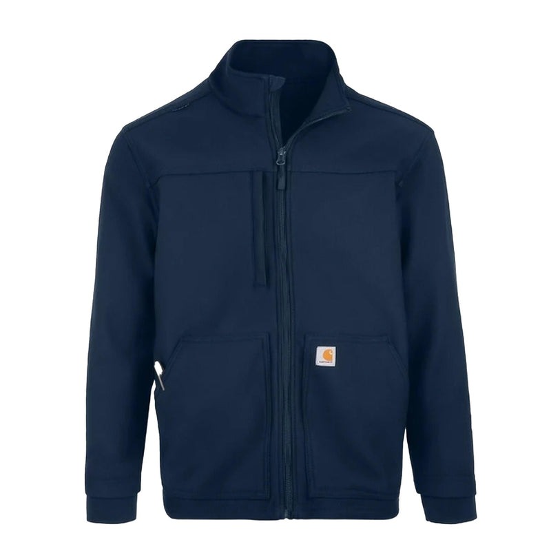 Warm-Up Jacket Carhartt Force Rugged Flex Navy Blue 2X-Large Hip Length 100% Polyester Reusable (Each)