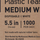 McKesson White Polypropylene Spoon, 5.5 Inch Long (Case of 1000)