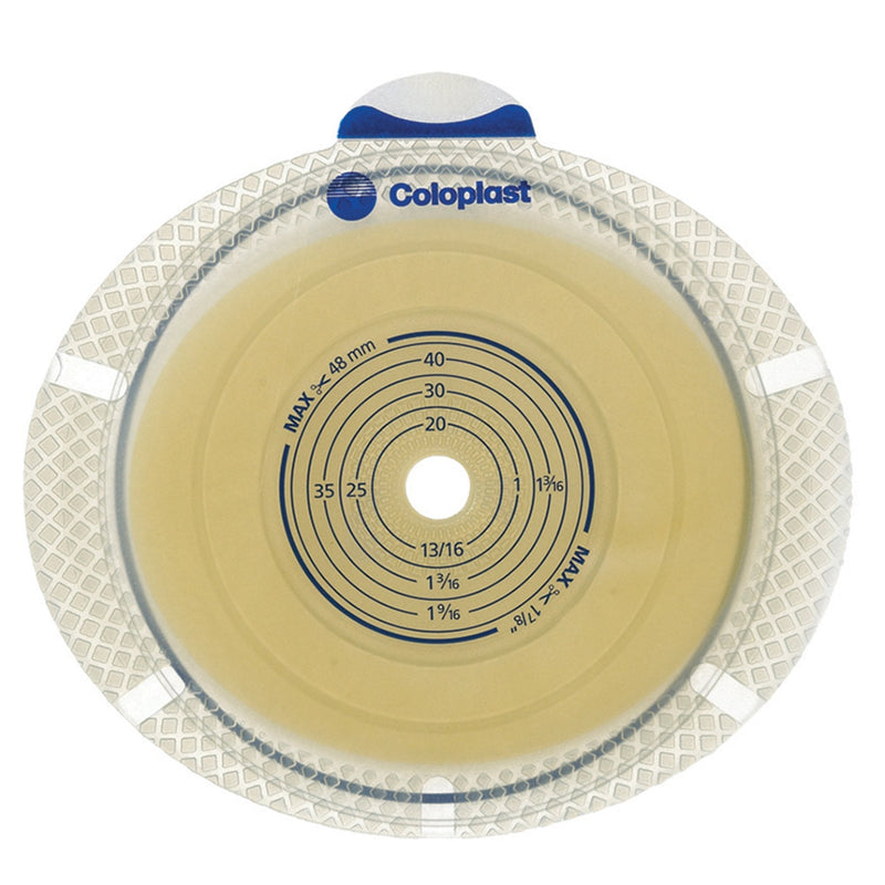 Coloplast SenSura Flex Xpro Flat Ostomy Barrier, Trim to Fit 10 – 48 mm, Red Color Match (10/BX) 
