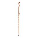Mabis Healthcare Brazos FitnessWalker Handcrafted Walking Stick, 58-Inch, Red 