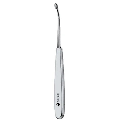 Sklar Williger Bone Curette - 6-3/4", Curved, Round,