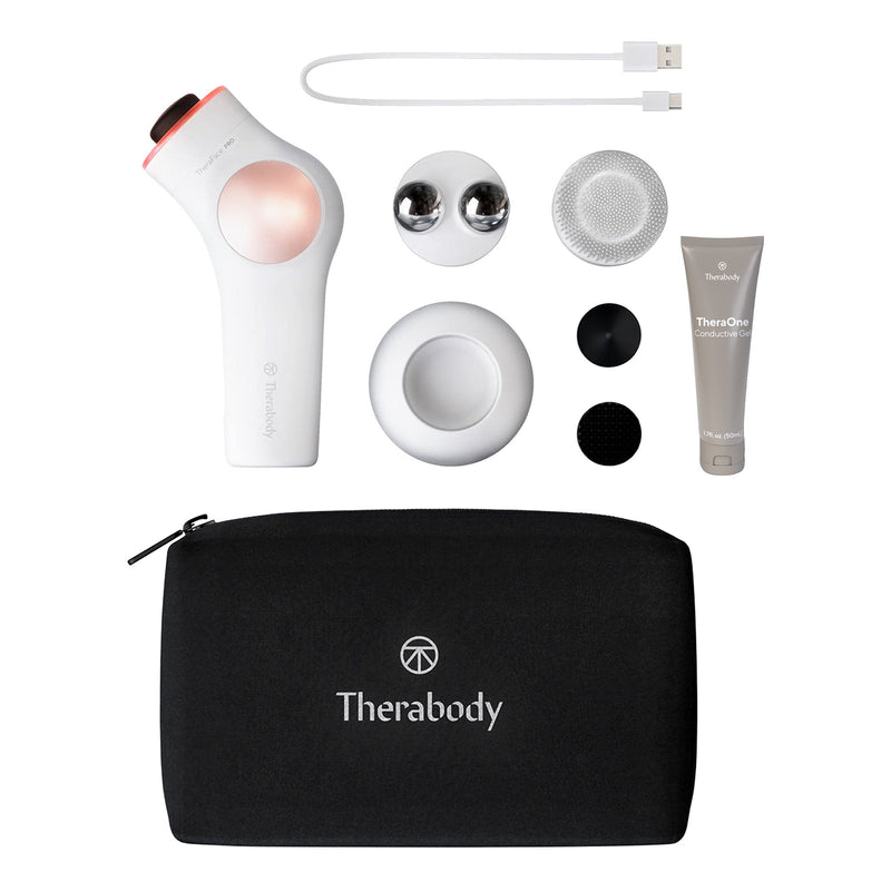 Therabody Inc TheraFace Pro Hand-Held Face Massager & Cleanser, White 