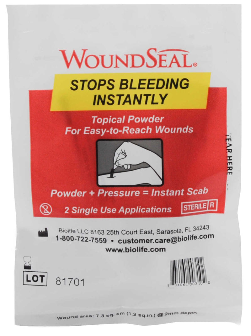 Medique Products Hemostatic Agent Wound Seal 2 per Pack Sterile 