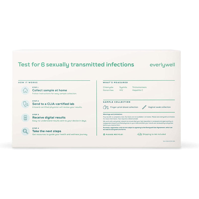 Everlywell Sexually Transmitted Diseases Test for Women 