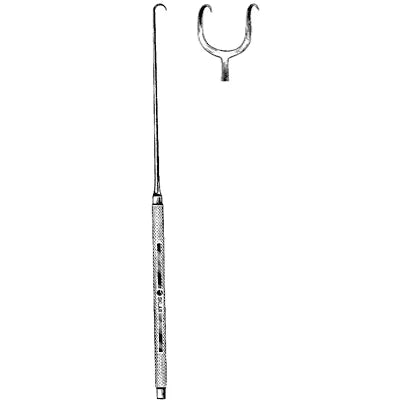Sklar Joseph Skin Hook - 6-1/4", 2 Prongs, Sharp, 12mm - 47-2512 