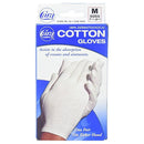Cara Cotton Gloves Aid in Infection Prevention & Absorption of Moisturizers, MD (Pair)