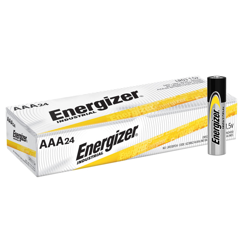 Energizer Industrial AAA Alkaline Batteries, 4 Pack (Case of 144)